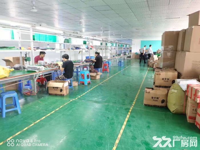 凤岗近深圳豪华精装修楼上厂房出租500平 拎包即可生产