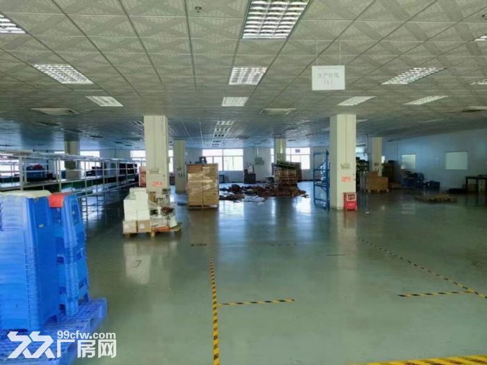 塘厦大坪楼上精装修厂房出租3300平，园区空地大，好招工-图3